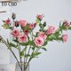 thumbnail image 5 of YO CHO Flores artificiales de seda rosas de alta calidad, ramas largas de 5 cabezas, flores de boda, decoración del hogar para el día de San Valentín, 5 of 5