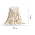 thumbnail image 3 of Holloyiver Fleece Blanket, 21.6 x 29.5 Inch Plush Throw Fuzzy Lightweight Super Soft Microfiber Flannel Blankets for Couch, Bed, Sofa Ultra Luxurious Warm and Cozy for All Seasons, 3 of 6