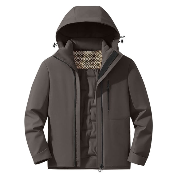 JOANKDMI Waterproof Ski Jacket for Women Winter Snow Coat Windproof Hooded Mountain Warm Quilted Lined Outerwear for Snowboarding Hiking Fishing Outdoor Work