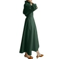 thumbnail image 3 of ZANZEA Women Buttons Long Sleeve Dress High Waist Casual Long Shirt Dress, 3 of 6