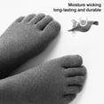 thumbnail image 6 of ievspot 1 Pair Toe Socks Fall Winter Moisture-Wicking Breathable Arch Support Men Women Athletic Running Cotton Five Fingers Sock, 6 of 8