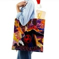 thumbnail image 4 of Spider-Man: Across the Spider-Verse Bolso de tela con estampado de lienzo para mujer, bolsa de compras reutilizable y estética, con cremallera interior, regalo para mujer, 35 × 40 cm., 4 of 6