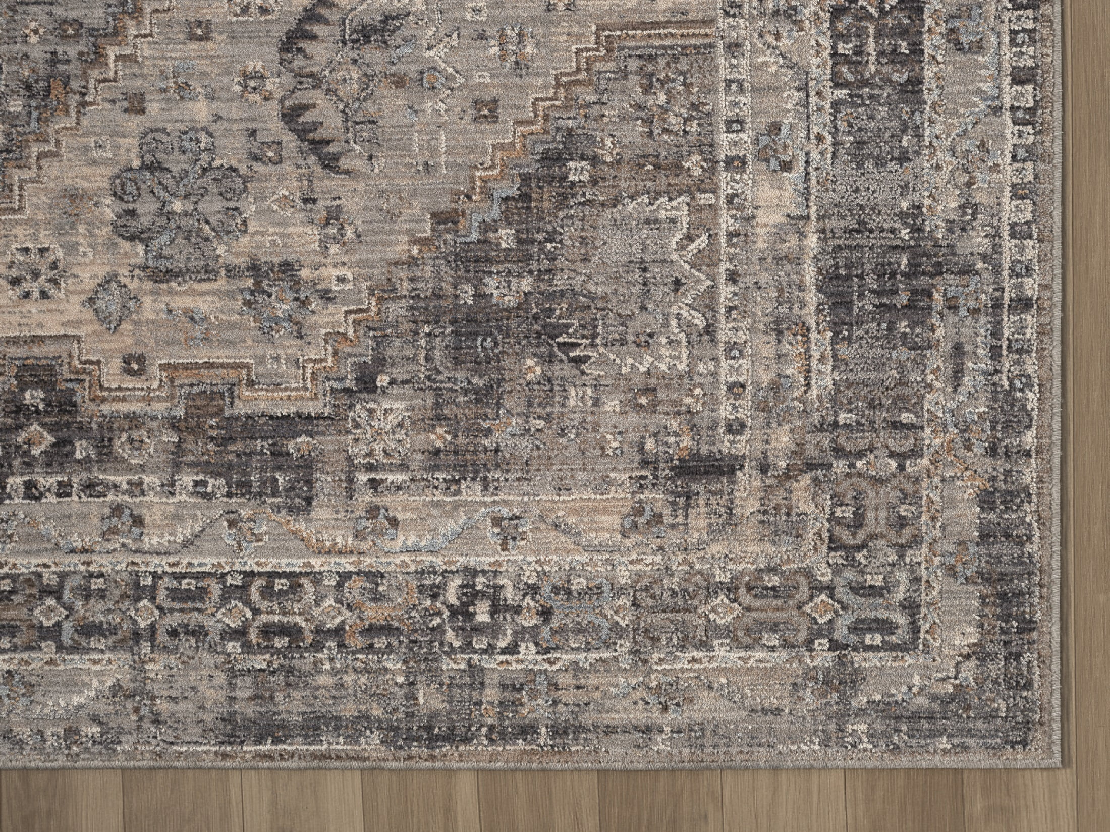United Weavers Utopia Chester Oriental Border Round Rug, Blue, 7'11" x 7'11"
