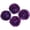 Purple, variant on YYCRAFT 15pcs Jumbo Glitter Tinsel Pom Poms Sparkle Balls for DIY Craft,Cat Toys-Red(2")