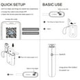 thumbnail image 4 of Portable Handheld Thermal Label Printer Wireless BT Label Maker Sticker Machine Compatible with iOS Android Smartphone for Home Office School Supermarket Store Labeling Barcodes Journals Name Commodit, 4 of 7