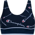 thumbnail image 1 of Champion Mujer Bustier - Bralette sin Costura, Logotipo de Amante Azul XS (X-Small), 1 of 2