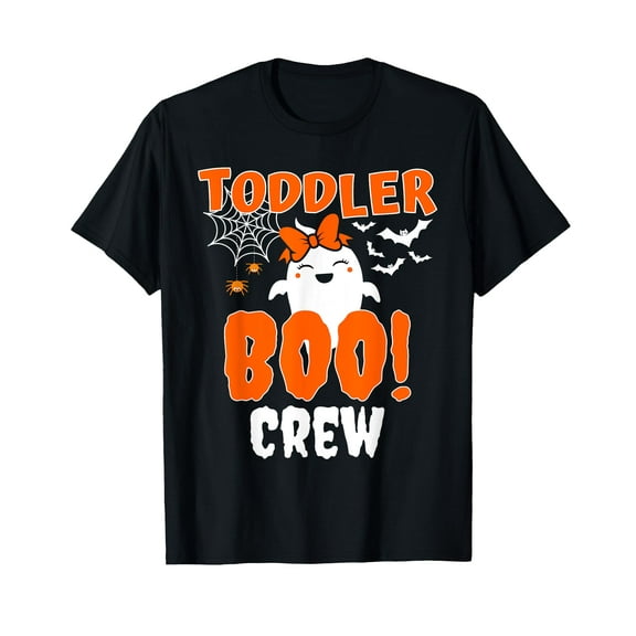 Girl Toddler Boo Crew Daycare Teacher Halloween Party T-Shirt