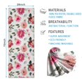 thumbnail image 2 of Pioneer Flower Floral Print Pattern Hot Yoga Mat Towel Non Slip for Hot Yoga - Quick-Drying Yoga Mat Cover with 4 Corner Pockets with Travel Bag - Hot Yoga Towel Non Slip 70"x26", 2 of 6