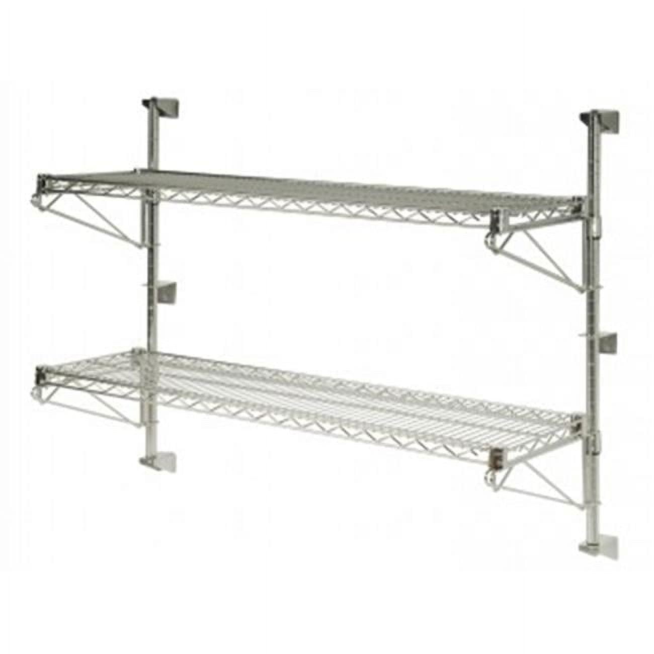 ClosetMaid 2801 - Scaffale A Doppia Scanalatura Bianco 30" Per Montaggio A Parete