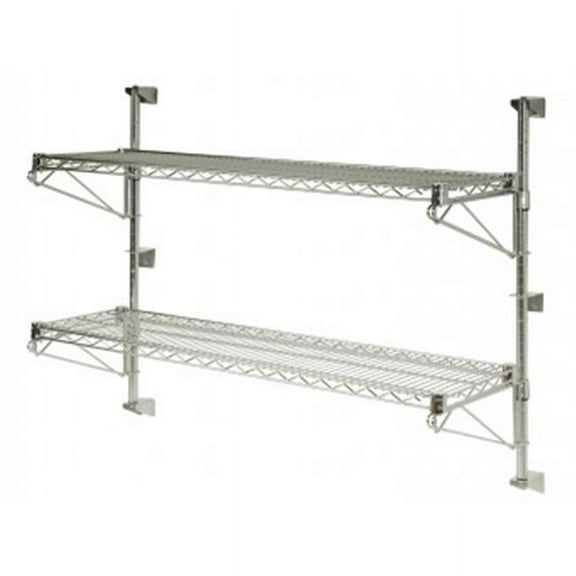 Focus Foodservice FWPS24GN 24 in. green epoxy coated wall post