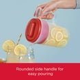 thumbnail image 3 of Rubbermaid, Pitcher, Plastic Pitcher, Clear/Red, 2 Quart, plastic, 2 quart, suitable for organized drink storage, Ideal Use for Cold Drink Preparation, 3 of 9
