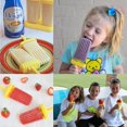 thumbnail image 4 of 6 Color Popsicle Ice Mold Maker Set Reusable Ice Cream DIY Pop Molds with Silicone Funnel & Cleaning Brush Fun for Kids and Adults Great Gift, 4 of 6