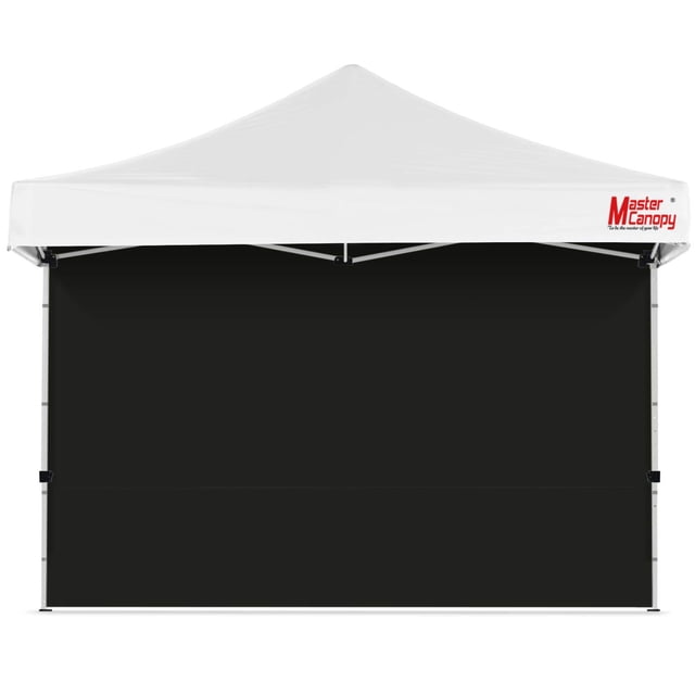 Lona lateral para toldo SunWall MASTERCANOPY 12x12 pies Protección UV Negra