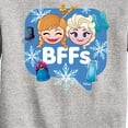 thumbnail image 3 of Disney Emoji - Anna and Elsa - Toddler And Youth Crewneck Fleece Sweatshirt, 3 of 5