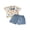 Blue, variant on BemeyourBBs Toddler Baby Boys Baseball Outfits Summer Clothes Toddler Boy Summer Gentleman Outfit Short Sleeve Bow Tie Baseball Print Button Down Shirt Bowtie with Elastic Waist Shorts Set