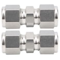 thumbnail image 2 of Compression Tube Adapter, Firm Connection  Sealing Compression Tube Fitting, 1000Psi 2Pcs Simple For Shipbuilding Industry Automobile Ф10, 2 of 8