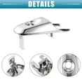 thumbnail image 3 of Unique Bargains Capuchon de Verrouillage de Poignée de Porte avant Gauche Extérieure de Remplacement Compatible avec Ford Edge Tone Chromé, 3 of 6