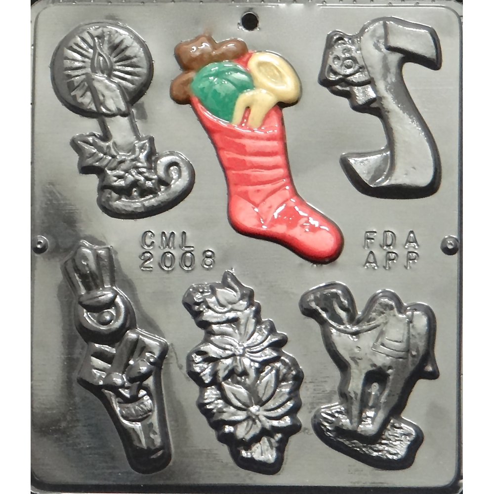 2008 Christmas Assortment chocolate Candy Mold - Walmart.com - Walmart.com