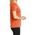 thumbnail image 3 of Mafoose Women's Heather Contender Scoop Neck Tee Deep Orange Heather Medium, 3 of 5