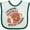 White and Green, variant on Inktastic I Love Watching Football with My Grandpa Boys or Girls Baby Bib