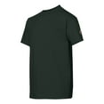 thumbnail image 2 of Double Dry? Cotton-Blend Kids T Shirt # T435 S Dark Green, 2 of 3