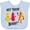 AE-Light Blue, variant on Inktastic Hey There Buddy with Ketchup Mustard and Hot Dog Boys or Girls Baby Bib