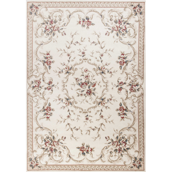 3'3" x 5'3" Polypropelene Ivory Area Rug