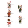 thumbnail image 5 of Shoreew Santa Claus Snowman Resin Figurine Christmas Tabletop Decoration for Home Office Desk Festive Holiday Gift, 5 of 7