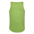 thumbnail image 2 of Just Cool - Camiseta deportiva Básica transpirable tecnología Neoteric™ sin mangas/de tirantes para hombre - Running/Gym/Deporte (Verde Lima) AWDis UTRW687_limegreen, 2 of 2