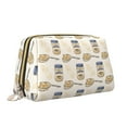 thumbnail image 2 of Salouo Peanuts Pattern Large Cosmetic Bag,Portable Travel Makeup Bag Makeup Brush Organizer Cosmetics Pouch Large Capacity Travel Makeup Case Organizer, 2 of 8