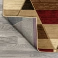 thumbnail image 5 of JONATHAN Y UNIQUE 2 x 8 Runner Rug, Kehoe Retro Diamonds Geometric - Red/Brown/Cream, UNQ101B-28, 5 of 7