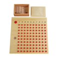 thumbnail image 2 of Bunblic Addition Subtraction Multiplication and Division Board,Homeschool Classroom Table Game Math Toys Material for Kids Boys Girls , Multiplication board, 2 of 8
