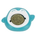 thumbnail image 4 of Bola de pared de hierba gatera giratoria para limpieza de dientes, pelota adhesiva interactiva para lamer gatos para interiores, color azul, 4 of 5