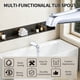 thumbnail image 5 of Advancent Salida de bañera con estructura metálica de acero inoxidable, diseñada para una conexión suave con tubería de agua de 1/2 pulgada. Juegos de accesorios de baño negro, 5 of 6