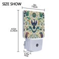 thumbnail image 4 of Yayeee LED Night Light for The Home Plug in With Light Sensors 2 Pack, Green Animals Pattern, 4 of 6