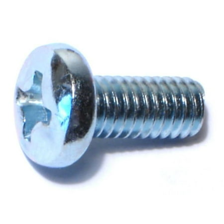 

5/16 -18 x 3/4 Zinc Plated Steel Coarse Thread Phillips Pan Head Machine Screws MSCPS-322