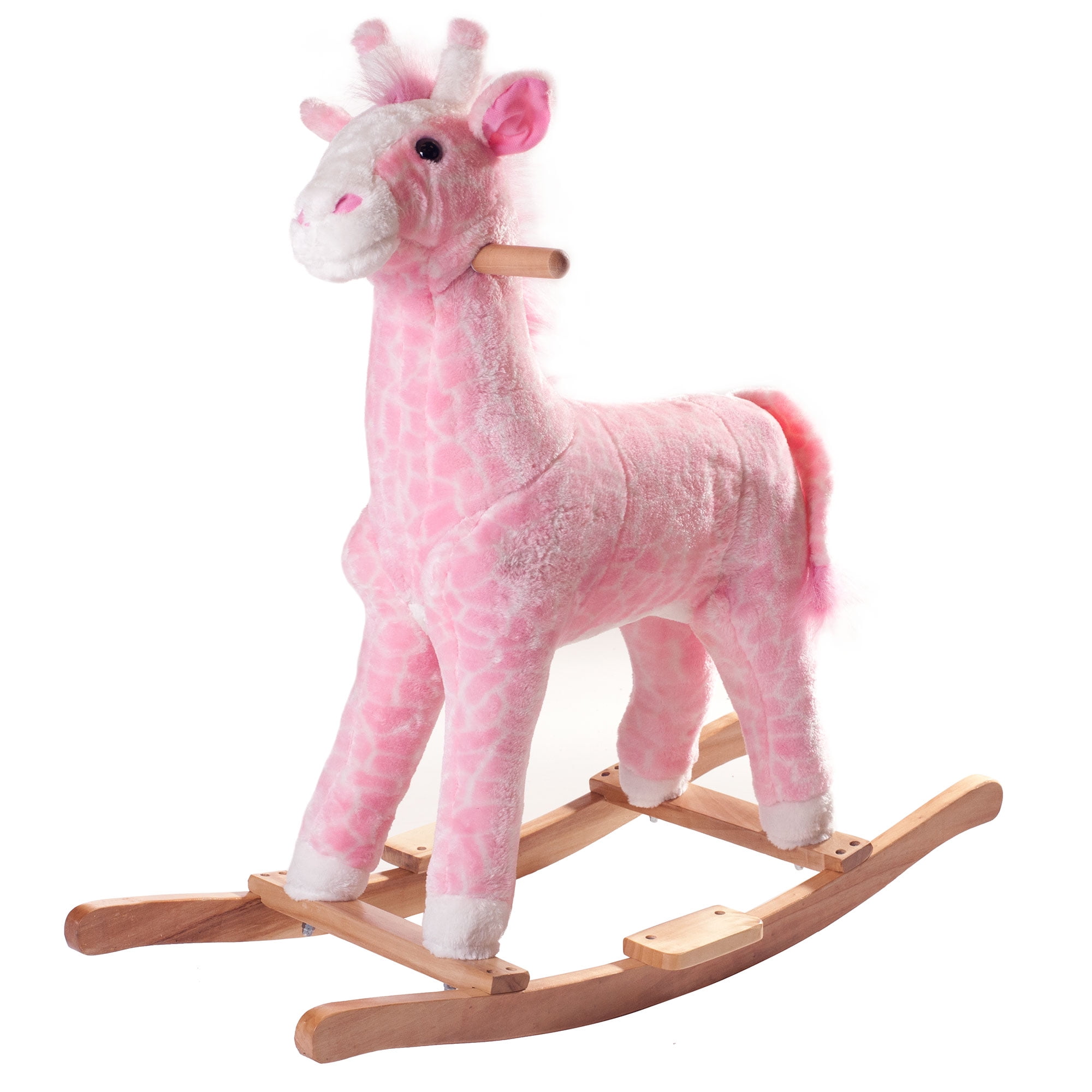 pink baby rocking horse