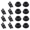 thumbnail image 1 of Uxcell 15 Pcs Tapón de Silicona en Forma de T, Diámetro 24 mm/0.94 Pulgadas, Tapón de Silicona Impermeable Reutilizable para Sellar Agujeros Redondos en Equipos de Tuberías, Negro, 1 of 7