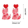 thumbnail image 3 of dajkiuy Valentine's Day Earrings Earrings Earrings Earrings Jewelry Female Earrings, 3 of 3