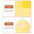 thumbnail image 5 of WASHWEPE 1Set Small Trash Can With Lid For Bedroom Home Decoration 9.4x6.5x6.5in, 5 of 8