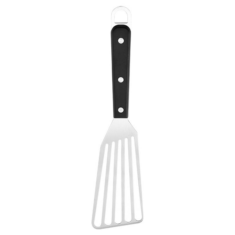Stainless Steel Fish Spatula, Wooden Handle Fish Spatula, Slotted Turner,  Kitchen Metal Spatula for Frying