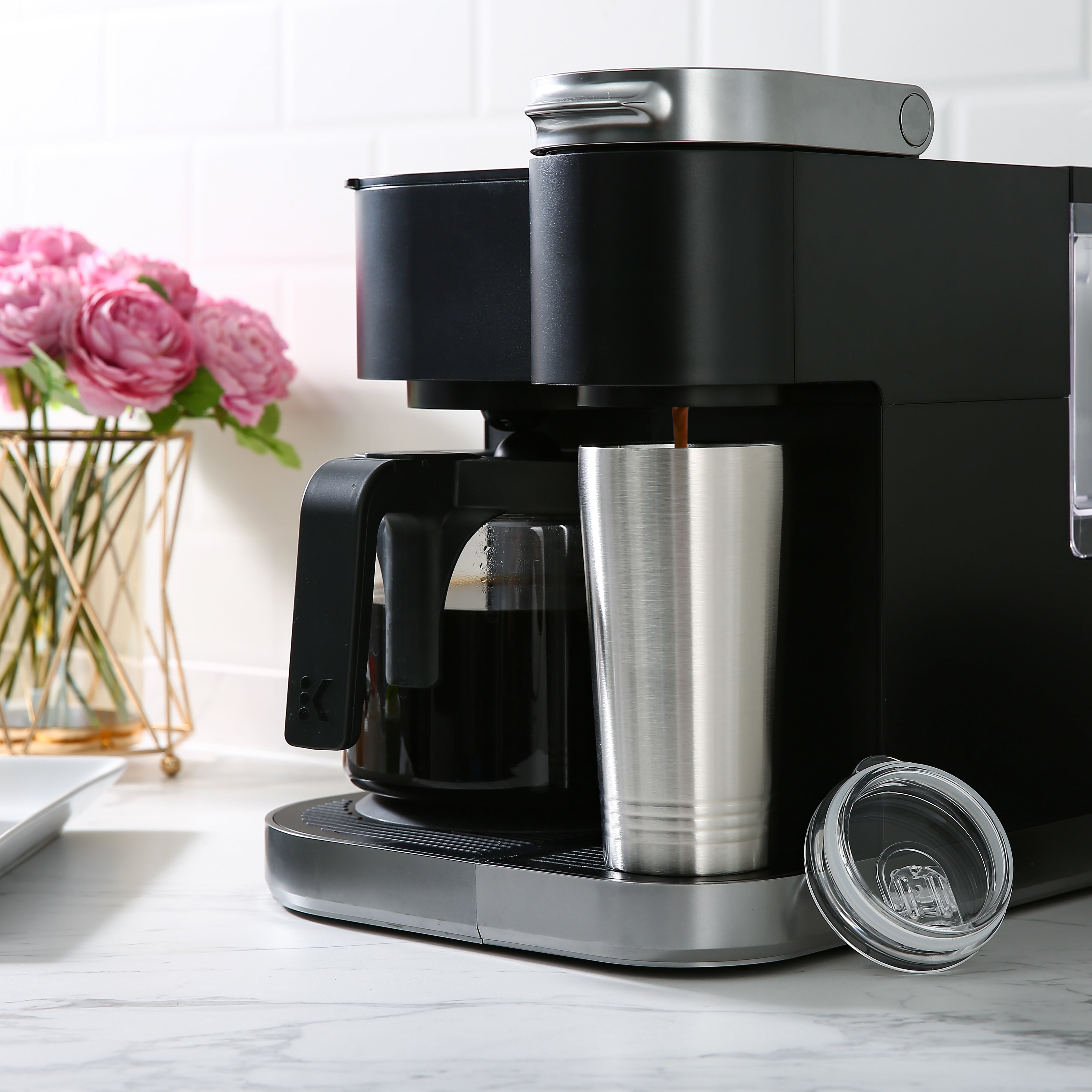 Mainstays Stainless Steel Double Wall 16oz Tumbler