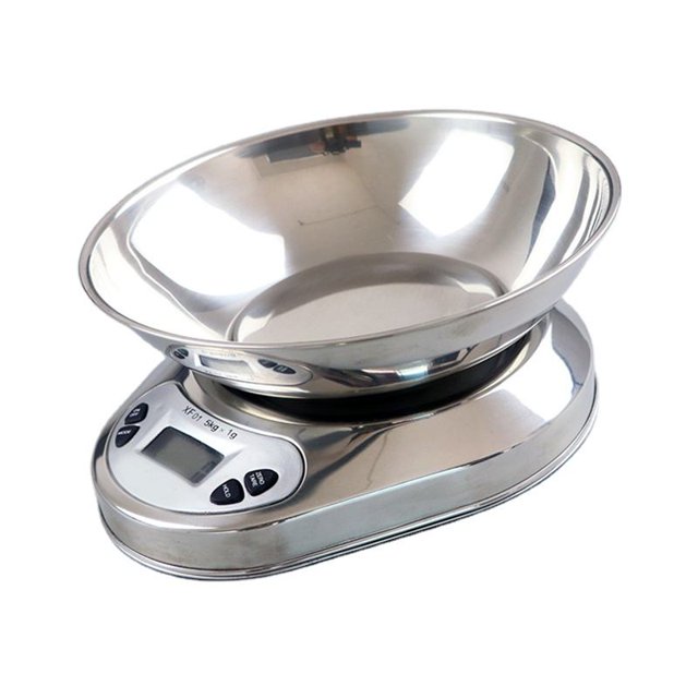 Báscula electrónica de cocina XianweiShao digital de acero inoxidable con pantalla LCD