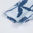 thumbnail image 6 of Rggeeun Toddler Boys Swimsuit Set 1Pc Coconut Tree Pattern Short Sleeve Crew Neck Front Zipper Elastic Above Knee for Summer Water Sports Versatile Swim Wear,Blue,2-3 Years, 6 of 8