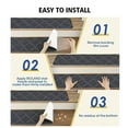 thumbnail image 5 of 8 Pack 30x10in Non Slip Stair Treads Rug Grippy Textured Surface Indoor Staircase Runner For Kids Elderly Pets Reusable Adhesive, 5 of 9