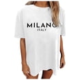 thumbnail image 1 of Camiseta básica para mujer: camiseta de manga corta suave y cómoda, prenda transpirable para el día a día., 1 of 5