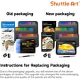 thumbnail image 6 of 80 Colored Pencils, Shuttle Art Soft Core Coloring Pencils with Coloring Book, Sketch Pad and Sharpener, Premium Color Pencils for Adult Coloring, Sketching and Drawing, 6 of 9