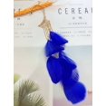 thumbnail image 1 of Elegantes pendientes bohemios largos con borlas y plumas de hada para mujer, sin agujeros para las orejas, joyería para vacaciones, 1 of 6