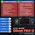 thumbnail image 4 of Autel MaxiIM IM608 Pro 2 II IM608PROII, Key Fob Programmer Tool Key Creation Chip Read/Write/Clone ECU Programming 36+ Functions with MaxiFlash JVCI and XP400 Pro, 2023 Upgrade of IM608Pro IM608II, 4 of 7