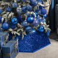 thumbnail image 4 of Collar de árbol de Navidad con lentejuelas XmasExp de 85 cm, azul, para Navidad, 4 of 7